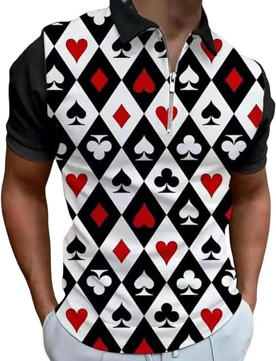 2023 Comercio exterior nuevo Amazon Transfronteriza Popular Impresión digital a rayas de manga corta camisa polo de solapa camisa de Paul