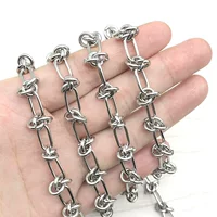 Цепочка из нержавеющей стали может открыть галстук цепи DIY ювелирный браслет ожерелье аксессуары для одежды