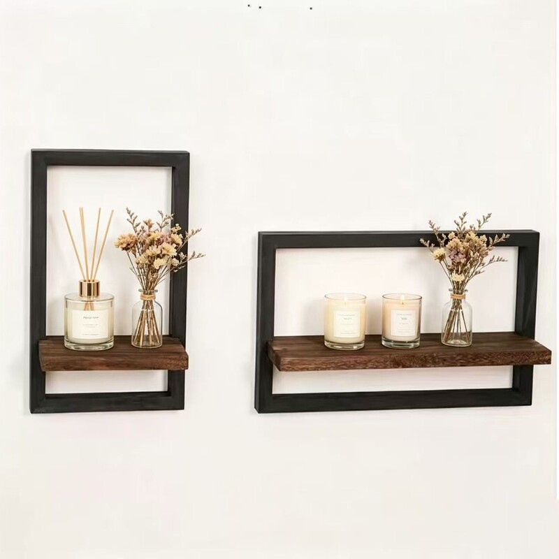 Wooden Square Storage Wall Shelf for Home Use in Living Room, Kitchen, Bedroom, Hanging Picture Frame Wall-Mounted Shelf Wooden Square Storage Wall Shelf for Home Use in Living Room, Kitchen, Bedroom, Hanging Picture Frame Wall-Mounted Shelf