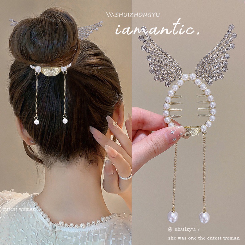 30 # alas de Ángel Cola de Caballo hebilla