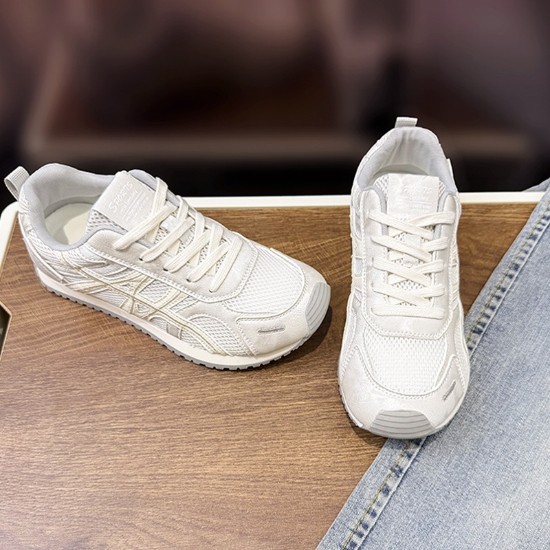 Zapatos de entrenamiento para mujeres con suela gruesa aumentada primavera y verano de 2026 mesh transpirable, deportes de ocio transpirables de verano no sofocan los pies image 4