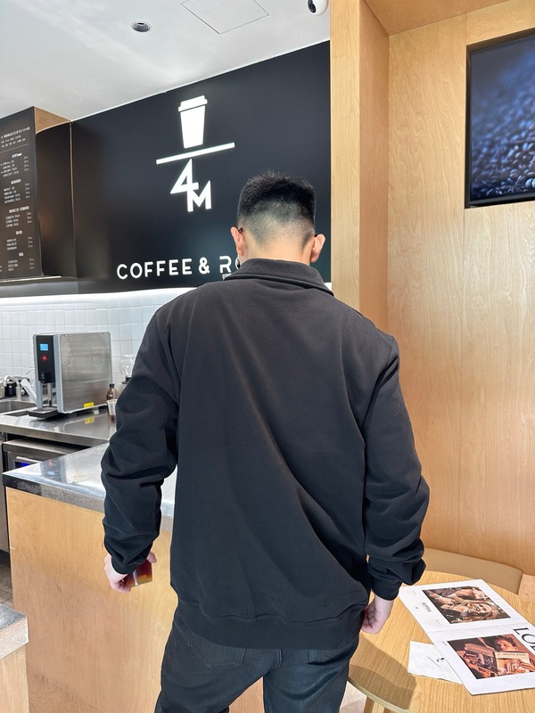源头厂家秋季字母刺绣半拉链翻领卫衣情侣休闲百搭运动套头上衣|undefined