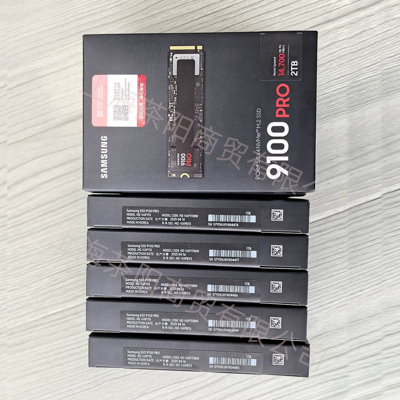Твердотельный накопитель Samsung 9100PRO PCIe 5.0 NVMe M.2, 1 ТБ/2 ТБ