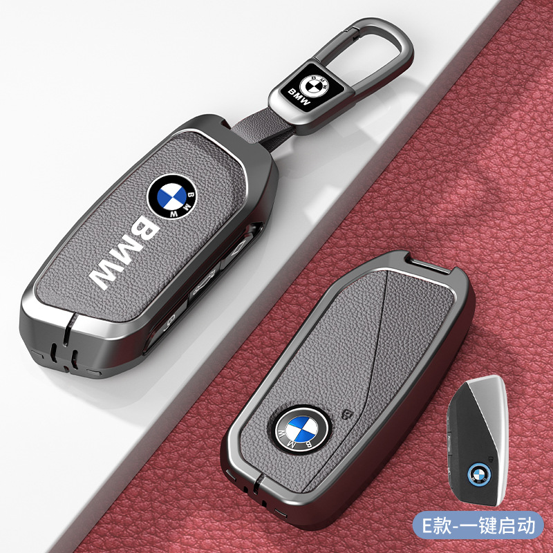 E 유형 회색 아연 합금 쉘 + 자동차 로고 사각형 버클