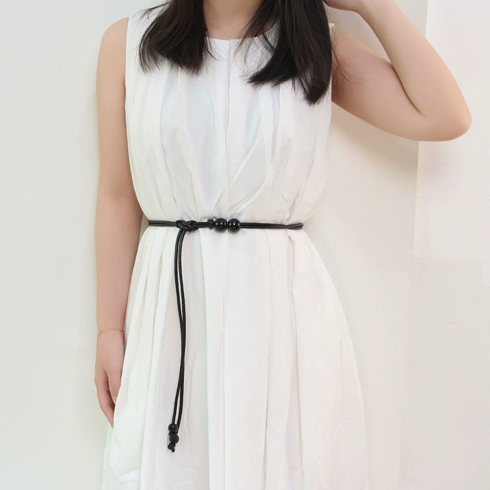 Новый тонкий ремень из мягкой кожи для женщин летом, универсальный модный декоративный регулируемый пояс, модный тканый ремень для юбок и рубашек.