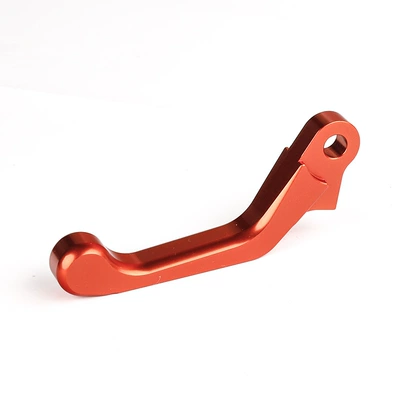 Universal Anti-Fall Folding Clutch Lever Motorcycle Handle Cover - left-hand-clutch-lever-orange