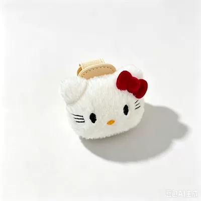 Cute New Kitty Cat Car Glasses Clip/Bill Clip - killt-cat-red-bow-sunglasses-clip