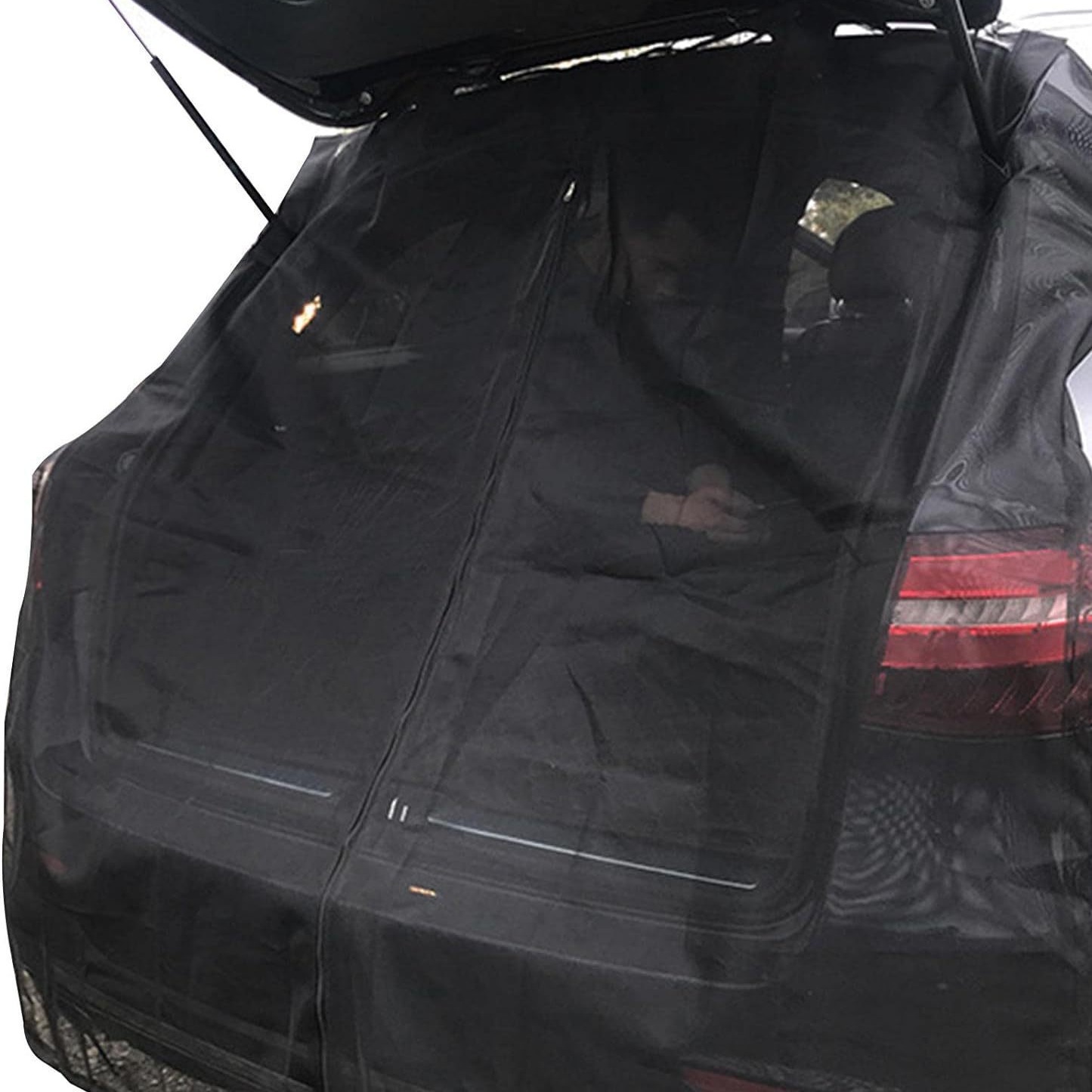 Car Tailgate Sunshade Anti-Mosquito Ventilation Heat-Reducing Tailgate Mosquito Net Car Trunk Magnetic Mesh Screen Window