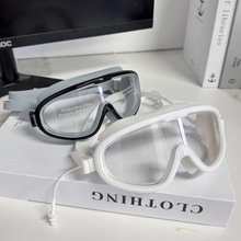 泳镜女防水防雾高清大视野男士大框成人潜水专用装备专业游泳眼镜