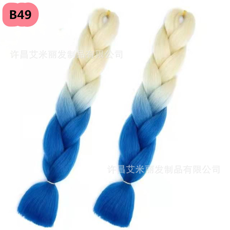 Trenzas africanas con cabello rosa渐 – materiales de alta temperatura, estilo boxeador