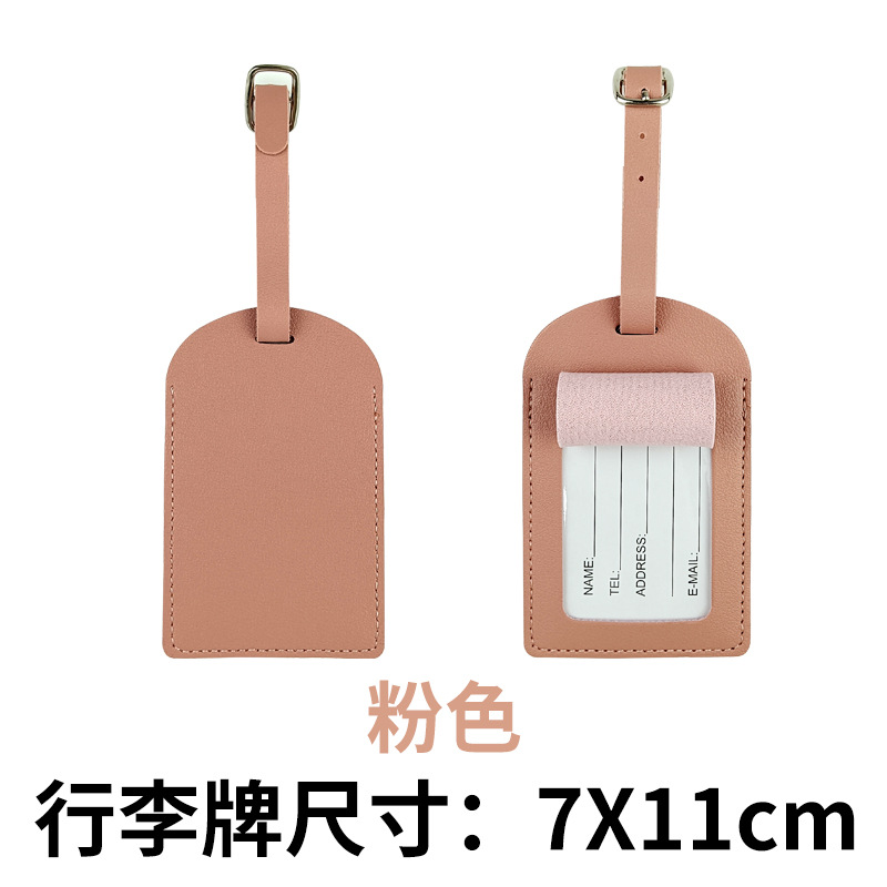 Tarjeta de embarque de punto transfronterizo, piel de pu gruesa, cartera de pasaporte LOGO, bolsa de pasaporte con tarjeta de papel, juego de etiqueta de equipaje