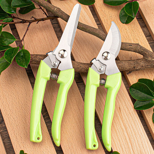 Lin Taizuo stainless steel pruning shears multifunctional gardening scissors orchard flower branch fruit picking shears garden branch tool shears