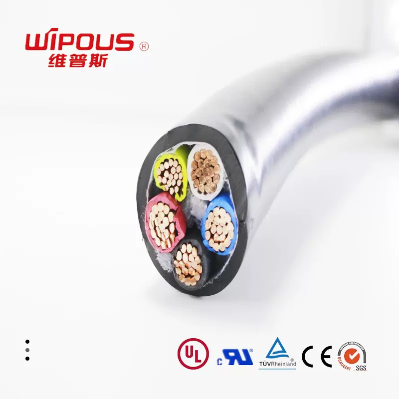 厂家直销 TC-ER 5*10AWG 美标UL认证风能发电电缆 UL1277美标标准