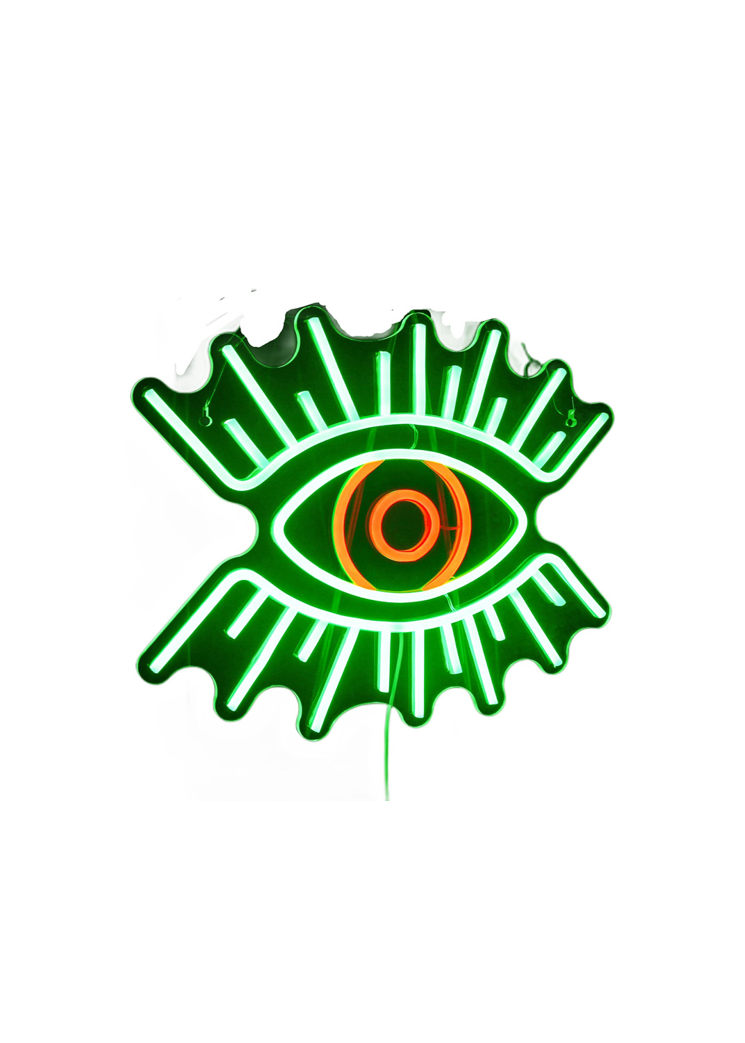 국경 간 아마존 LED 네온 실내 및 실외 방 장식 발광 패턴 눈 소품 창조적 인 광고