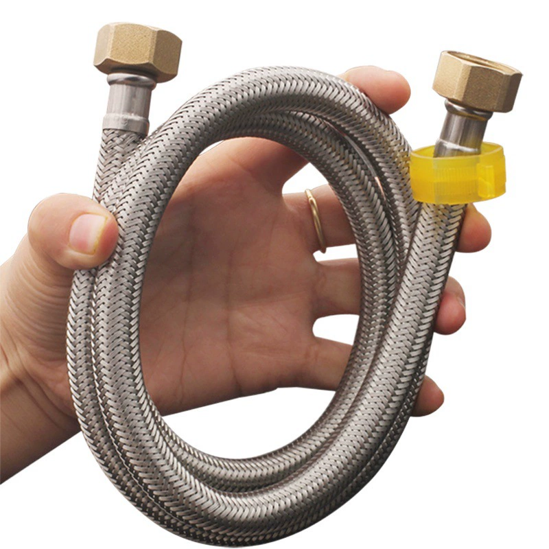 304 шланг из нержавеющей стали металлическая стальная проволока Вход воды шланг высокого давления водонагреватель Туалет подачи воды плетеная труба высокого давления