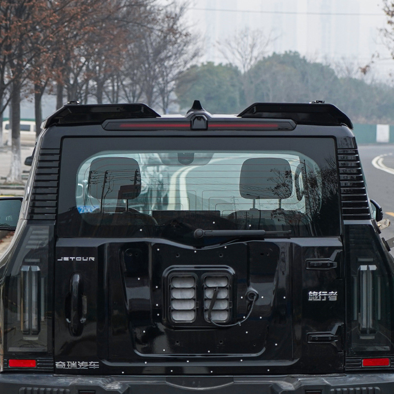Suitable for Jetour Traveler Rear Wing and Roof Wing Modification, Special Rear Spoiler, Roof Wind Wing, Exterior Decorative Sticker Accessories