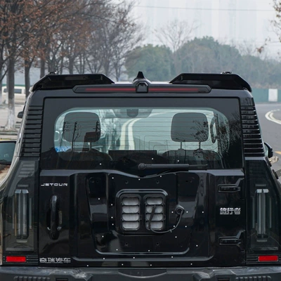 Suitable for Jetour Traveler Rear Wing and Roof Wing Modification, Special Rear Spoiler, Roof Wind Wing, Exterior Decorative Sticker Accessories (Fixed wind wing) - jietu-travelershanhai-t2-segmented-rear-wing