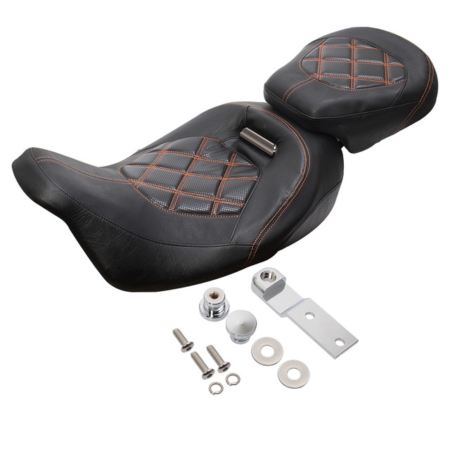 Applicable to Harley CVO Street Highway Gliding Road Wang Shuangdeng Gliding Modified Front and Rear Cushion Seat 09-21