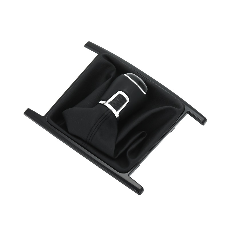Para Volkswagen Amarok Wolverine, todo negro, conjunto de cubierta de cuero a prueba de polvo, cambio de marchas, modificación de pelota de mano image 4