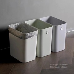 圧力不要の隙間ゴミ箱、蓋なし収納バケツ、リビング、寝室、キッチン、トイレ、オフィス用ペーパーバスケット、ロック式