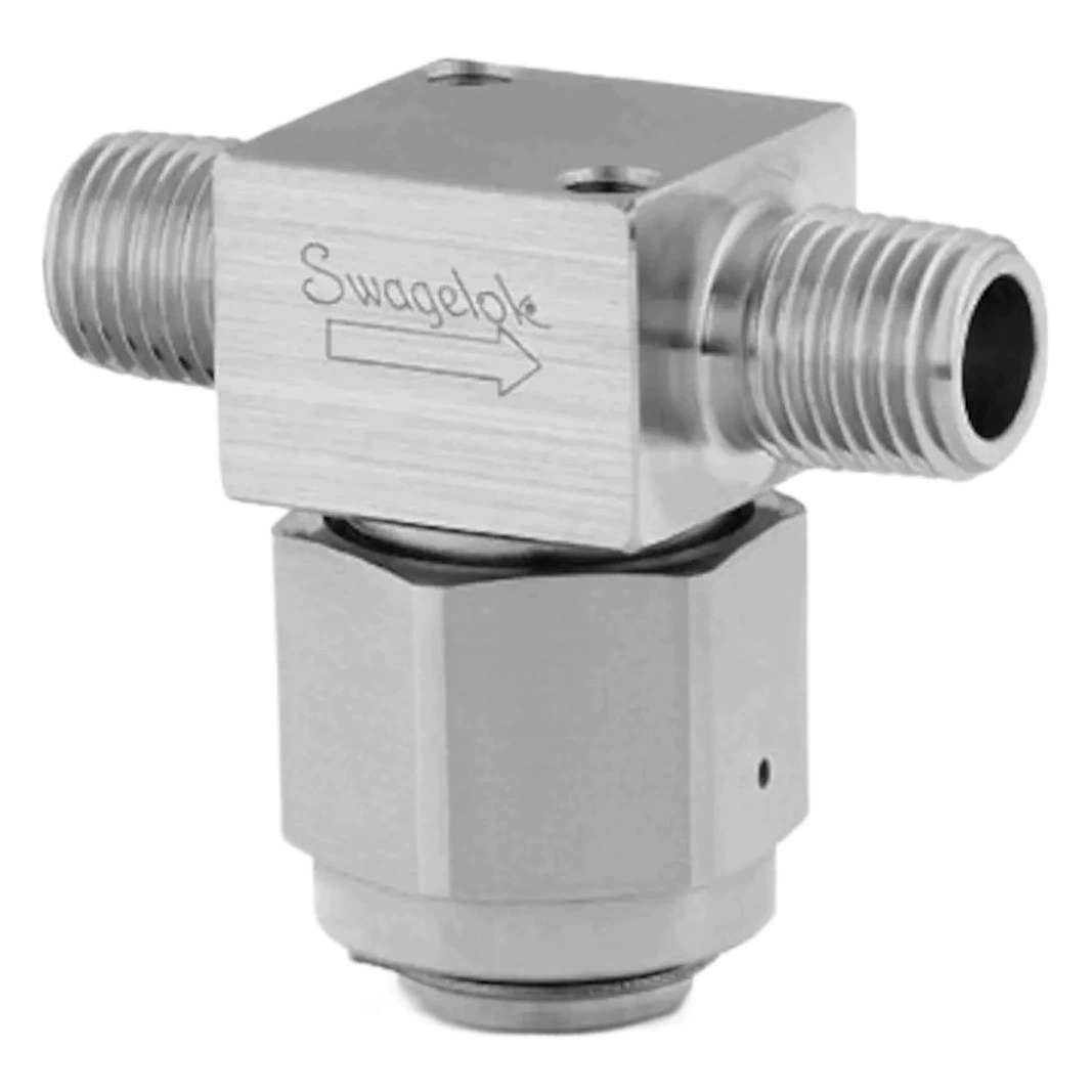 Трехходовой фильтр частиц из нержавеющей стали Shiwelock (SS-8TF2-40), 1/2 дюйма. Внешняя резьба NPT