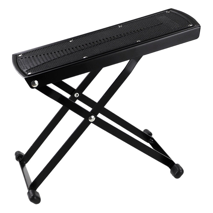 Pedal de guitarra engrosada 6 engranajes de guitarra ajustable taburete plegable guitarra folk tocando pedal de Taburete