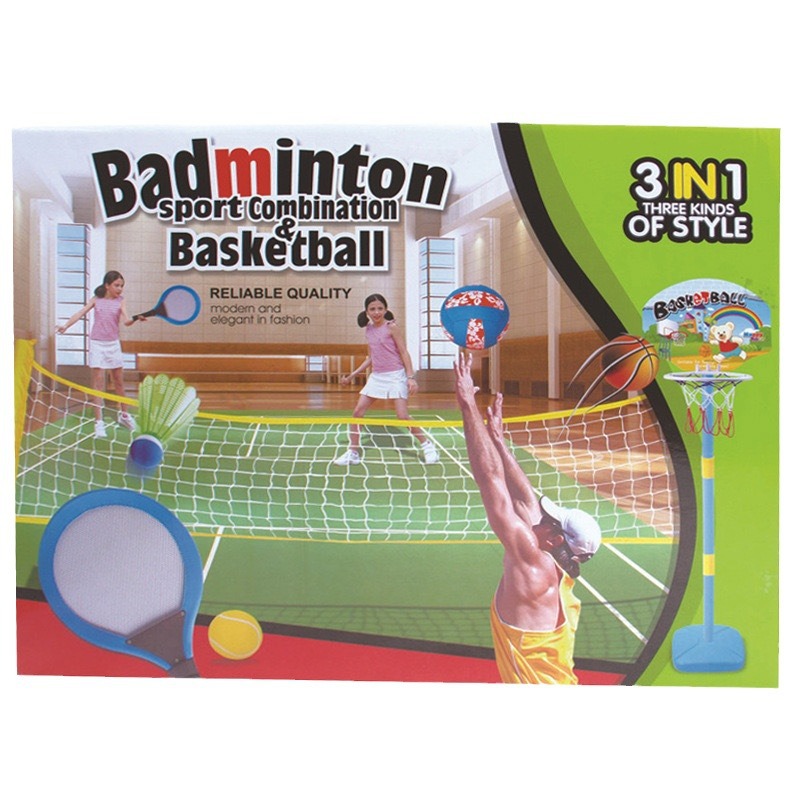 Transfronterizo niños al aire libre tenis voleibol baloncesto deportes juguetes deportes fitness tela Tiro en línea tres funciones traje