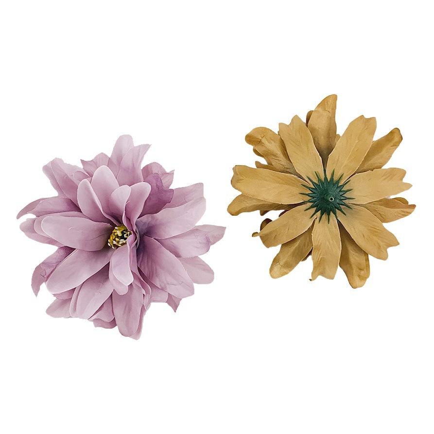 Simulación de flores de orquídea 14cm diámetro de orquídea violeta material de lámpara de flores DIY flor de pared flor de flores falsas flores