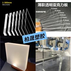 高透明アクリルプレキシガラス板を図面に従ってカスタマイズして加工し、レーザー彫刻、切断、穴あけ、曲げ、印刷を行います。