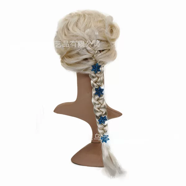 European and American Frozen 2 Elsa Anna Queen cos wig cross-border children's clothing accessories wig anime wig