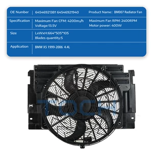 64546921381 64546921940 X5 E53 avtomobil fanı