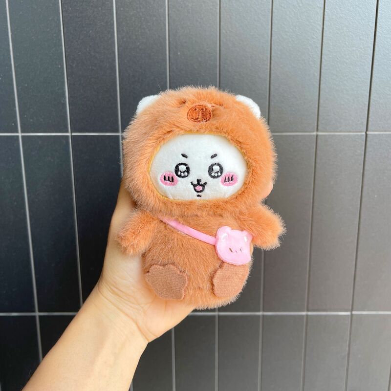 日版自嘲熊chiikawawa吉伊卡わぁ公仔小足ウサチ小八ストラップかわいいぬいぐるみ|undefined