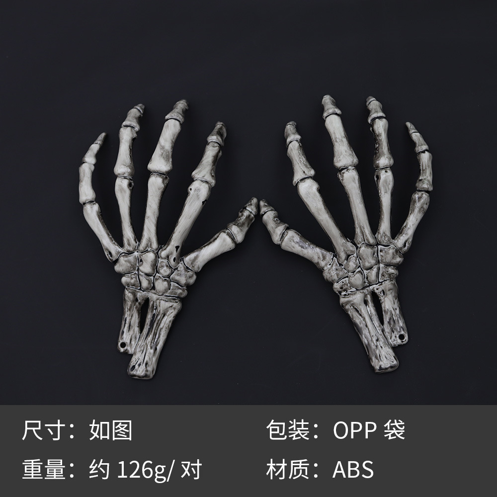 Adorno de Mano de Esqueleto para Halloween de Plástico Decorativo para Escenarios image 9