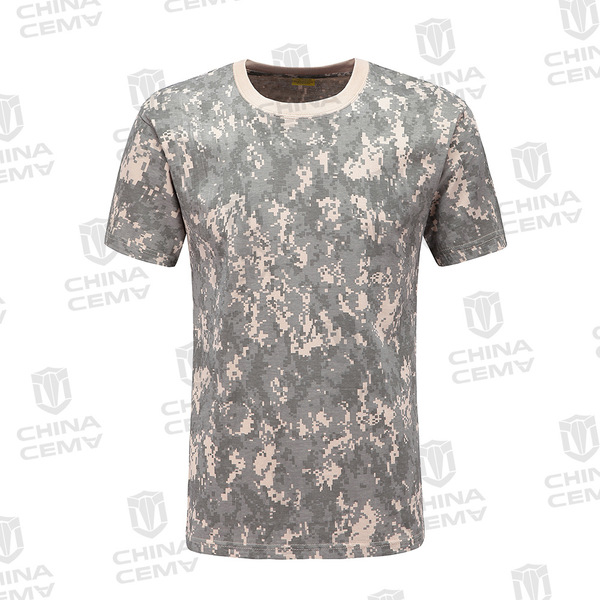 tactics camouflage cotton summer sports travel T-shirt for training