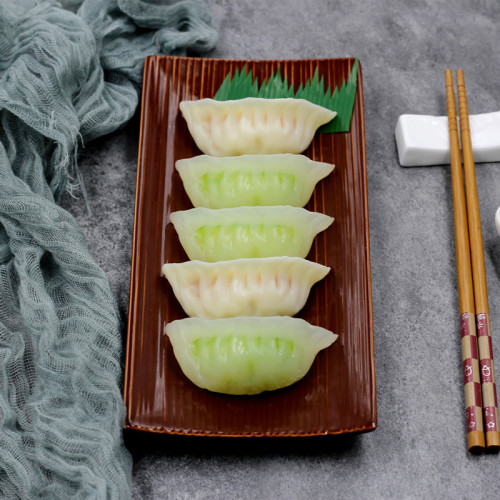 Simulated food model, large dumplings, fried dumplings, dumpling shooting decorations, teaching materials, props, play house food toys