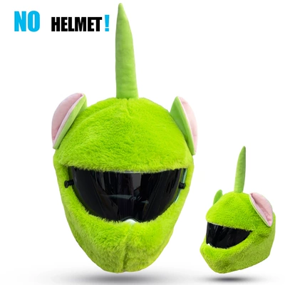 Cross-Border Plush Personalized Animal: Dəbilqə (Kaska) aksesuarları - green-teletubbies