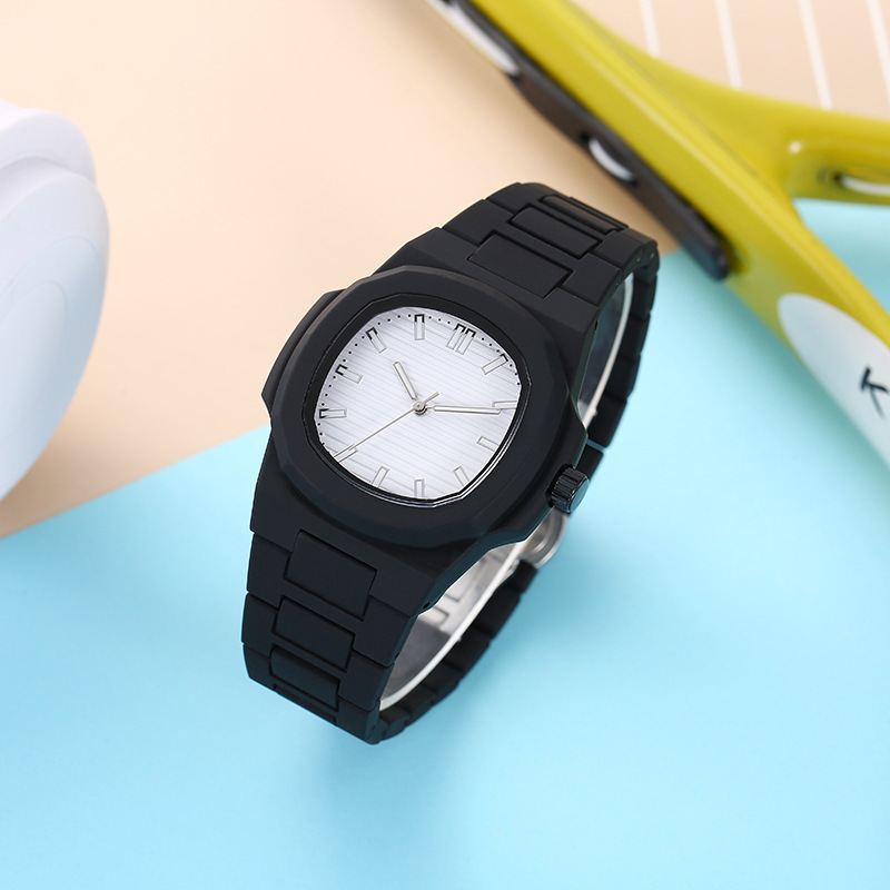 2024Ap Nautilus Women's Creative Fashion Sports and Leisure Watch Environmentally Friendly Plastic Set Student Couple Watch