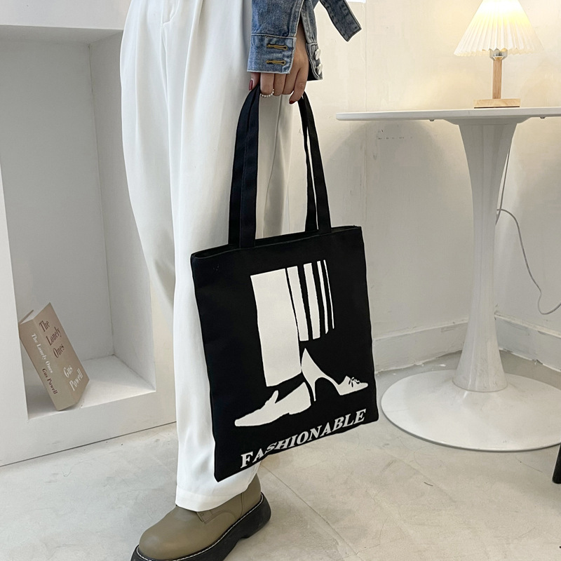 Women's Basic Geometric Canvas Shopping Bags display picture 2