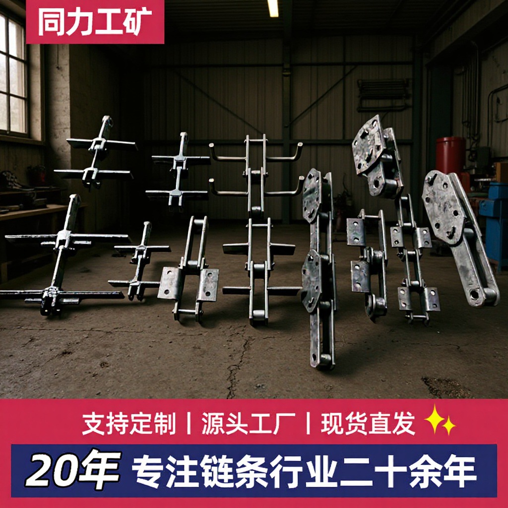 板式链条厂家多种型号NE系列FU系列刮板输送机提升机机械输送板链