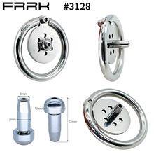 FRRK-128 38mm瓶盖款平板贞操锁成人情趣用品男用鸟笼含金属导管