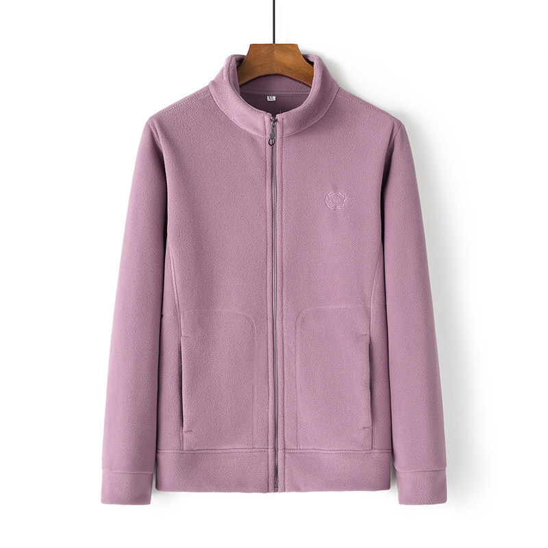 Mom's Fleece Jacket 2026 New Stylish Fleece Coat for Women, Middle-Aged and Elderly Cardigan Sweatshirt for Spring and Autumn