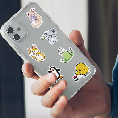 50 pieces of Amazon mixed small animal stickers, suitcases, computers, mobile phones, guitar graffiti stickers can be wholesaled