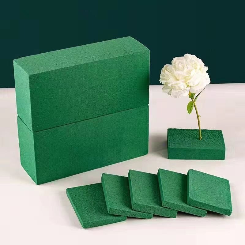 Cesta de Flores Tejida a Mano de Hierba Natural, Decorativa, para Arreglos Florales y Fiestas