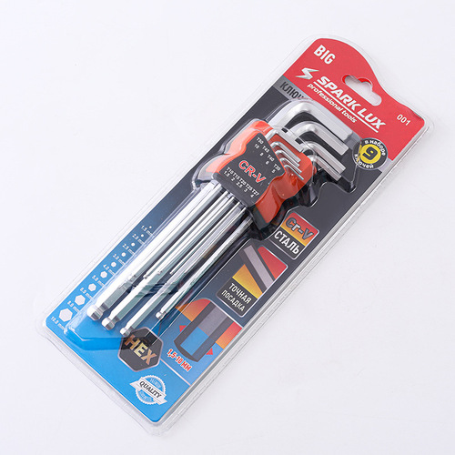 Hexagonal wrench set, 6-corner screwdriver, plum-shaped hexagonal metric multifunctional combination tool