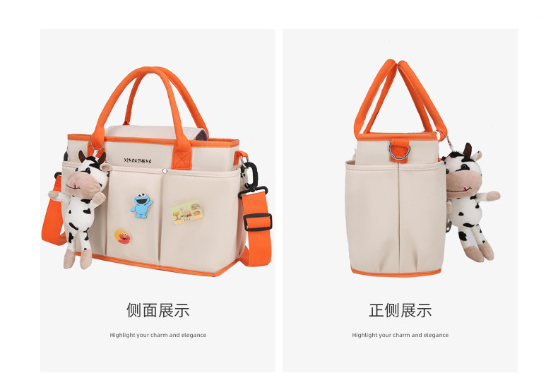 New tote handbag for Mommy, portable, single-shoulder, suitable for hanging baby strollers, large capacity, versatile and high-end Mommy backpack undefined