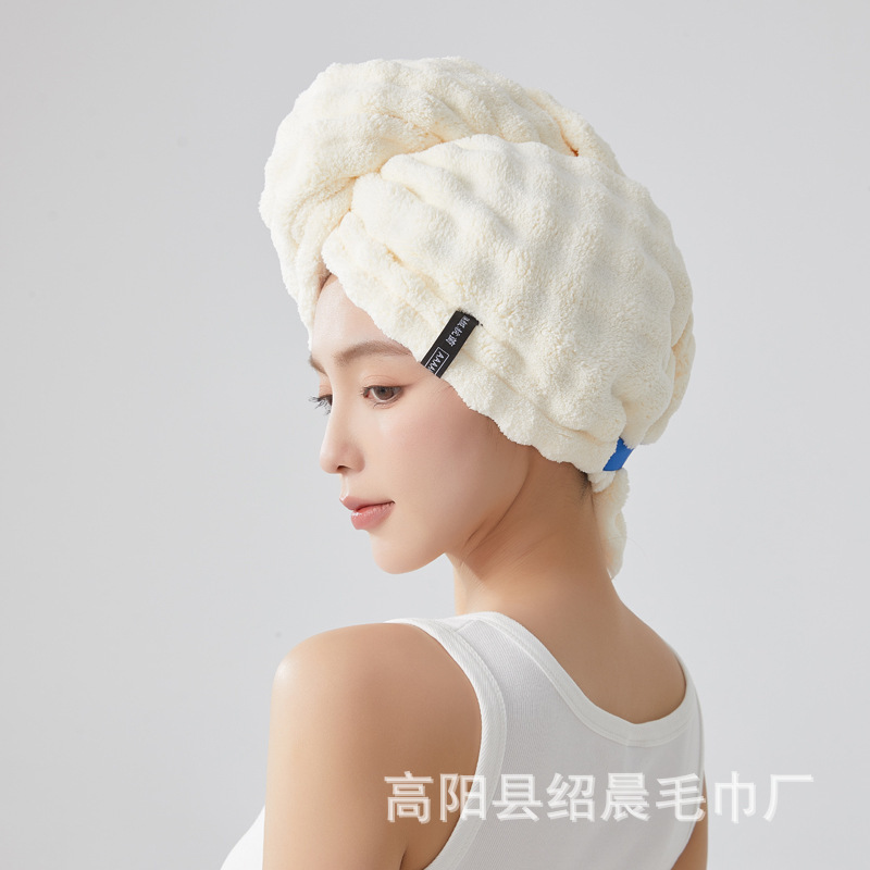 ドライヘアキャップ、コーラルベルベット、特大、厚手、ロング、バブルベルベット、ワイドテール、抗菌、吸水性、ソフトターバン、メーカー卸売|undefined