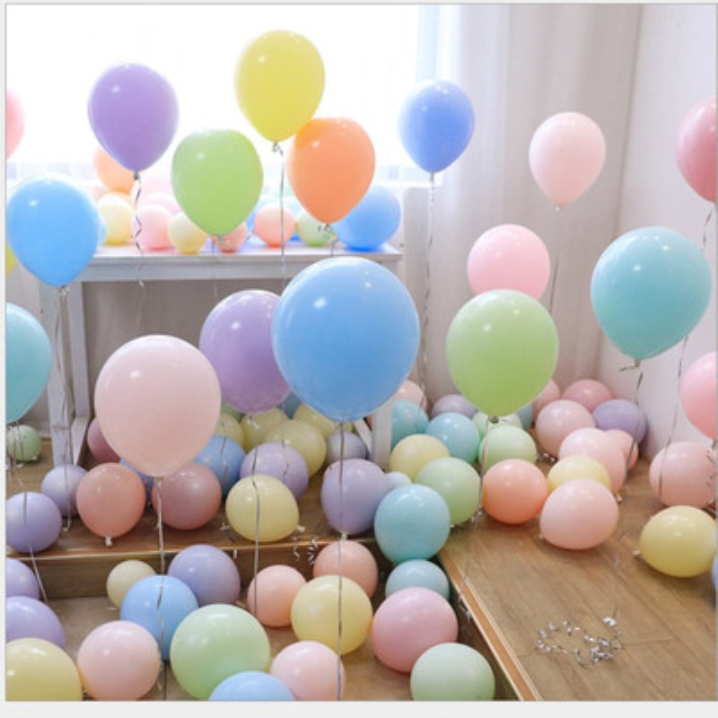 10-inch 1.8g Meringue Color Latex Balloon Party Balloon Birthday Wedding Room Decoration Wedding Celebration Balloon