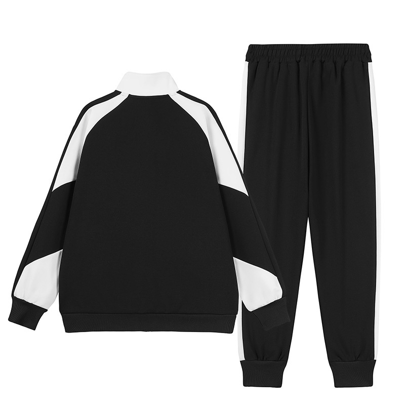 Spring and Autumn Sportswear Casual Suit for Men, Outdoor Wear, Social Korean Version, Full Set, Handsome, Windproof, Breathable, Warm and Trendy 2