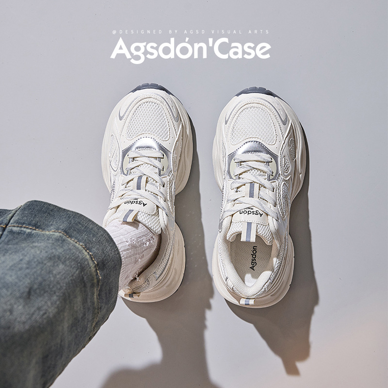 Zapatos de Plataforma Estilo Dad Shoes para Mujer, Otoño 2025, Estilo Nuevo, Hacen que los Pies se Vean Más Pequeños, Zapatos Deportivos de Plataforma, Suela Blanda, Ligeros e Informales