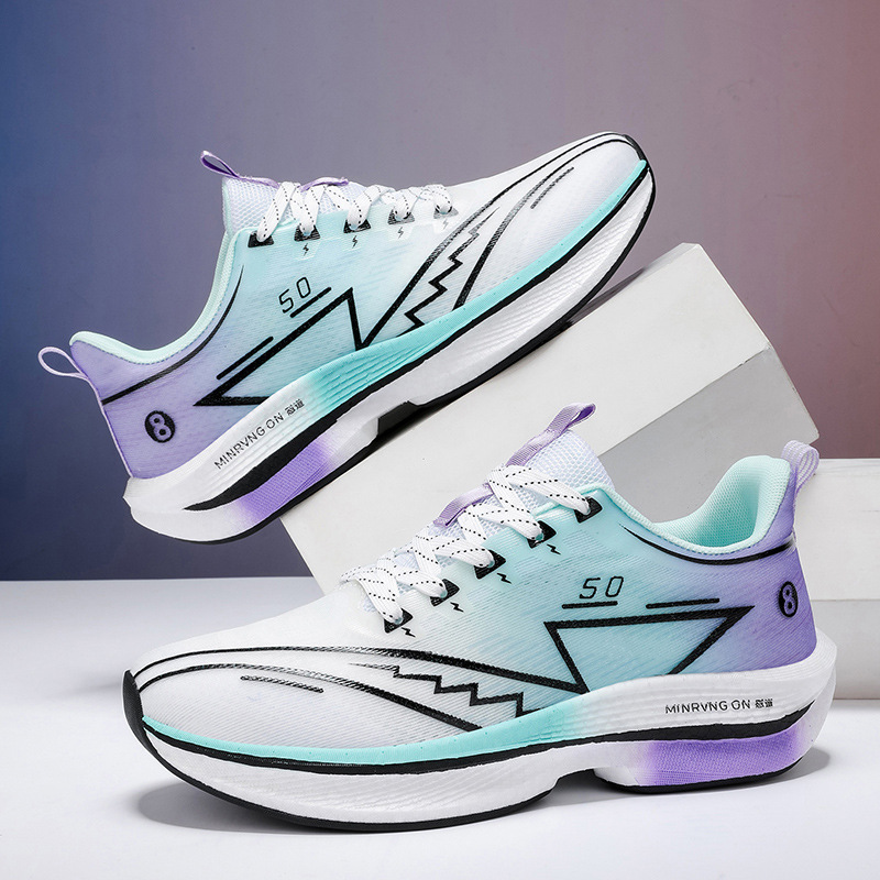 Special Offer Carbon Plate Running Shoes, Mesh Breathable Sports Shoes for Men and Couples, Versatile Casual Popcorn Running Shoes